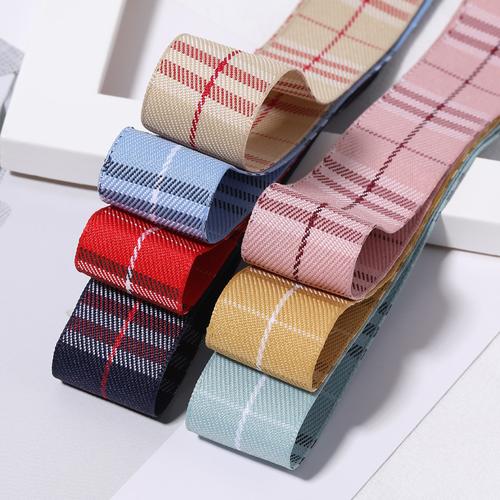 学院风格子带 发饰蝴蝶结服装鞋帽家纺配饰礼盒鲜花包装diy手工