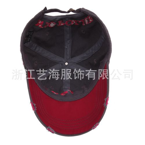 韩版时尚刺绣外贸棒球帽子 冬季中性棒球帽定做 绣花棒球帽工厂图片